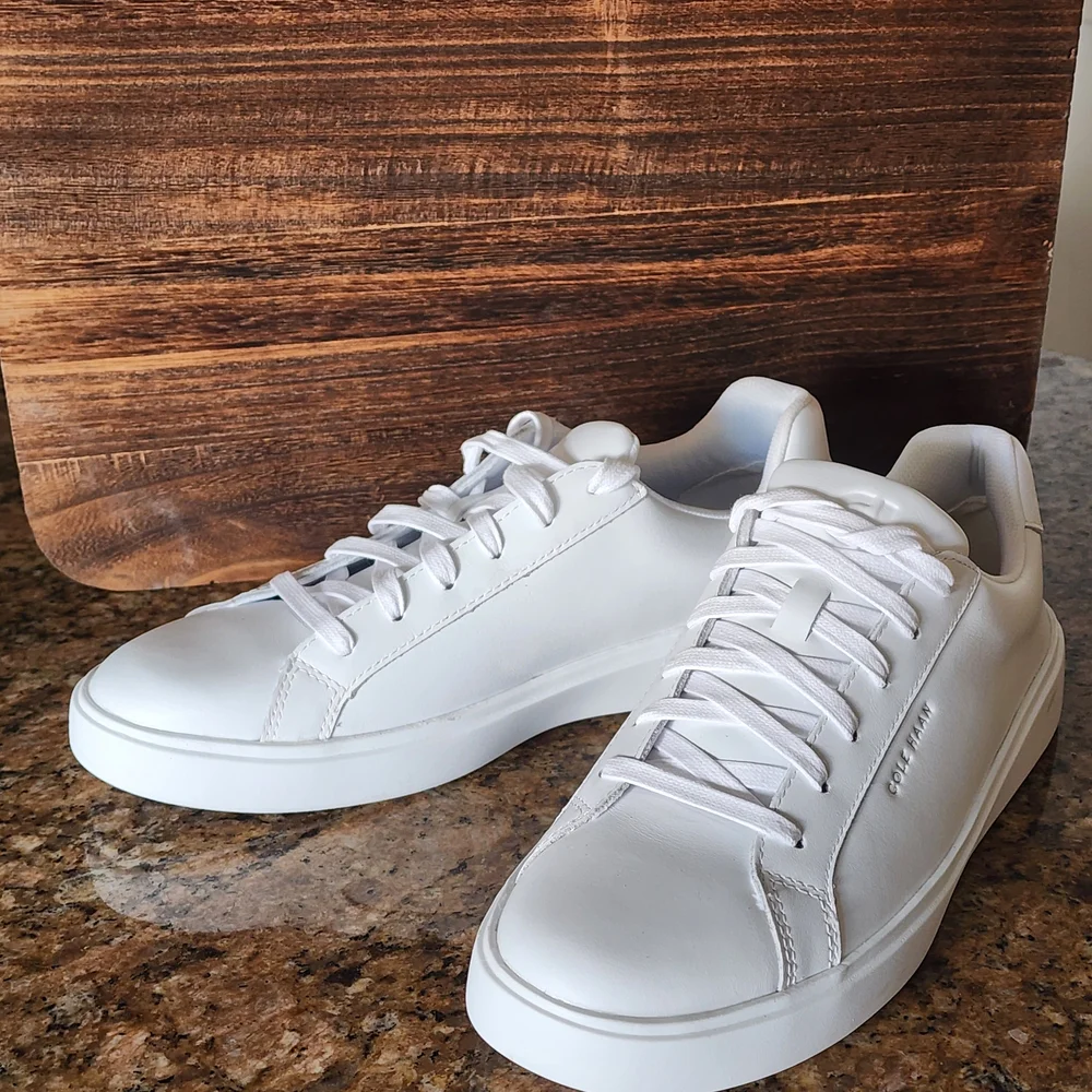 Cole Haan Women's Grand Crosscourt White Daily Low-Top Casual Sneakers Size 8.5 - Picture 5 of 9